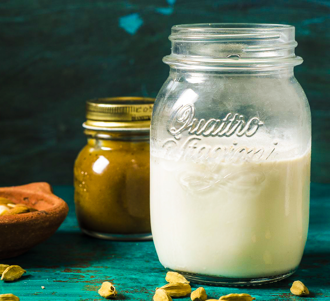 Badam Sharbat Recipe - Almond Milk With Nuts & Spices