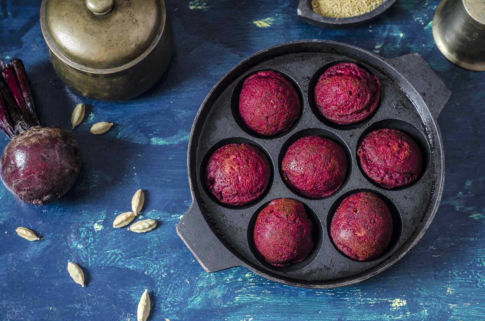Beetroot Millet Paniyaram Recipe Beetroot Millet Paniyaram Recipe