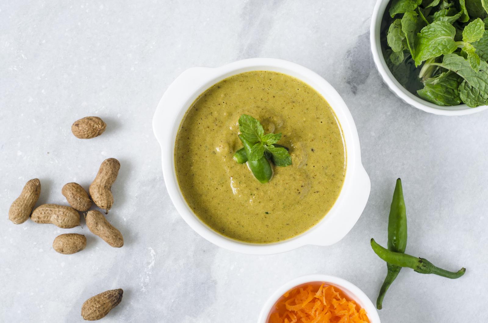 Healthy Carrot Peanut Chutney Recipe | Nutritious South Indian Chutney Healthy Carrot Peanut Chutney Recipe | Nutritious South Indian Chutney