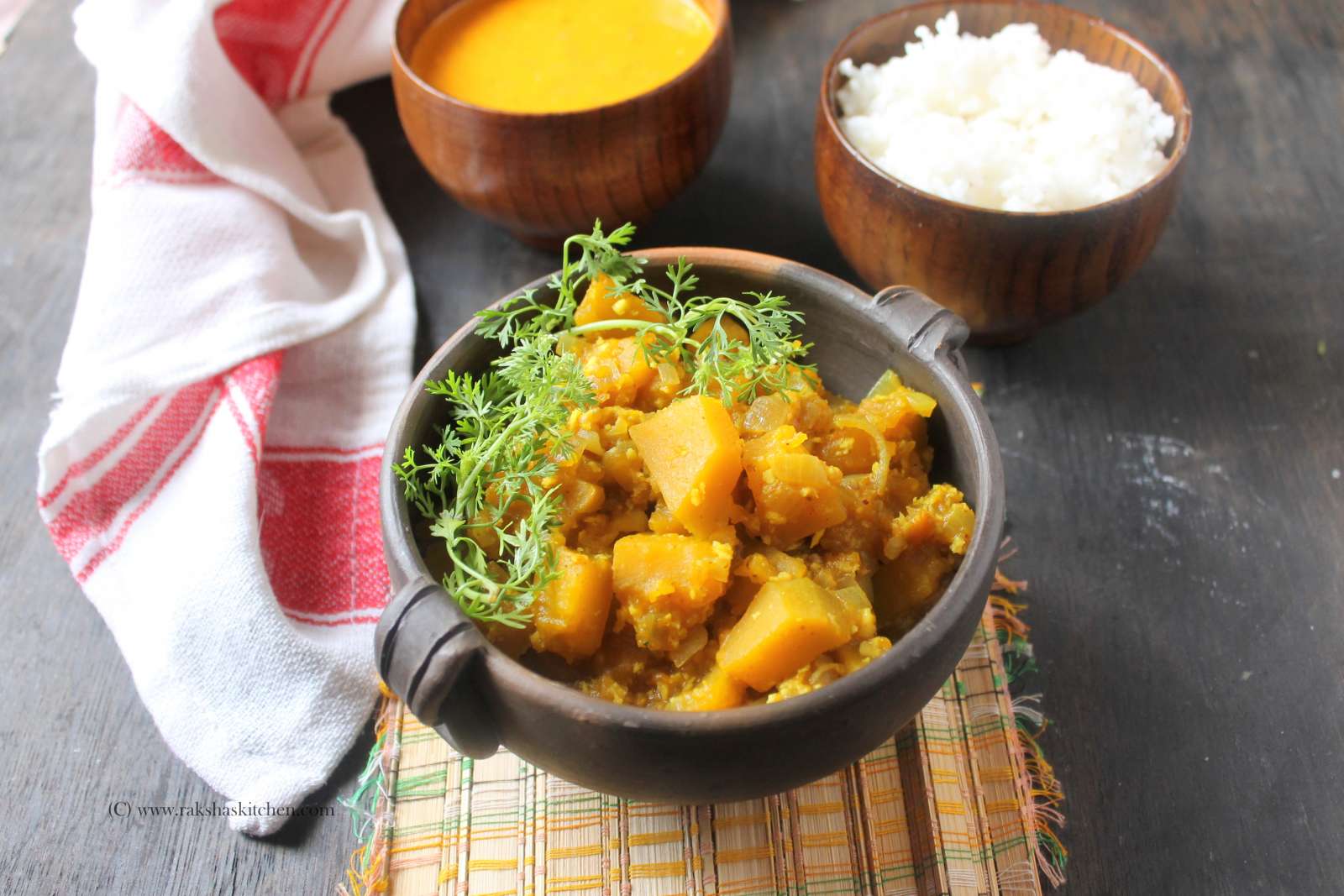 Goan Pumpkin Sabzi Recipe