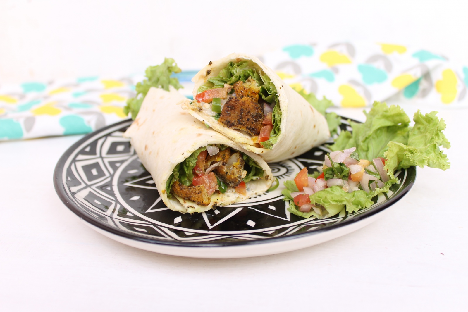 Mexican Low Fat Fish Wraps Recipe