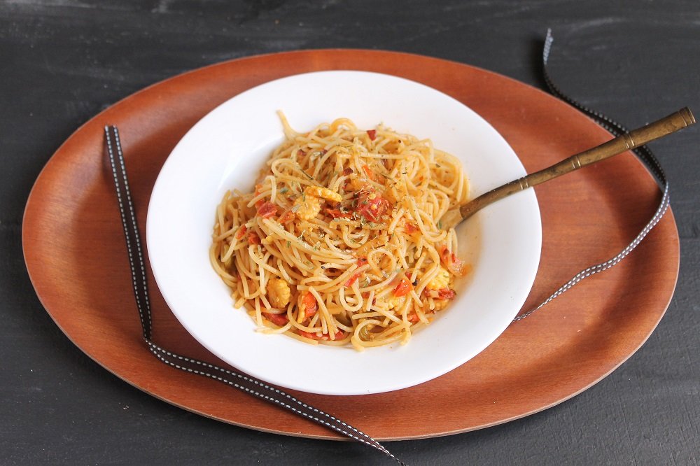 Mixed Vegetable Spaghetti Pasta Recipe