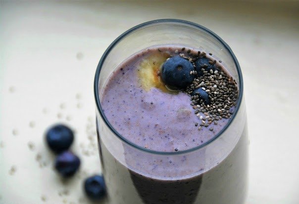 Blueberry Chia Banana Smoothie Recipe