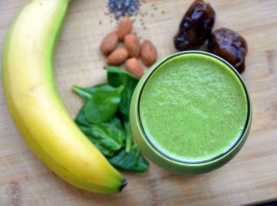 Spinach Dates & Banana Smoothie Recipe Spinach Dates & Banana Smoothie Recipe