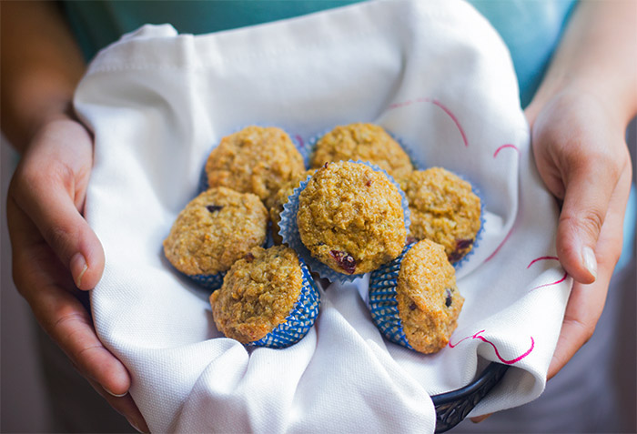 Banana And Cranberry Bran Muffins Recipe