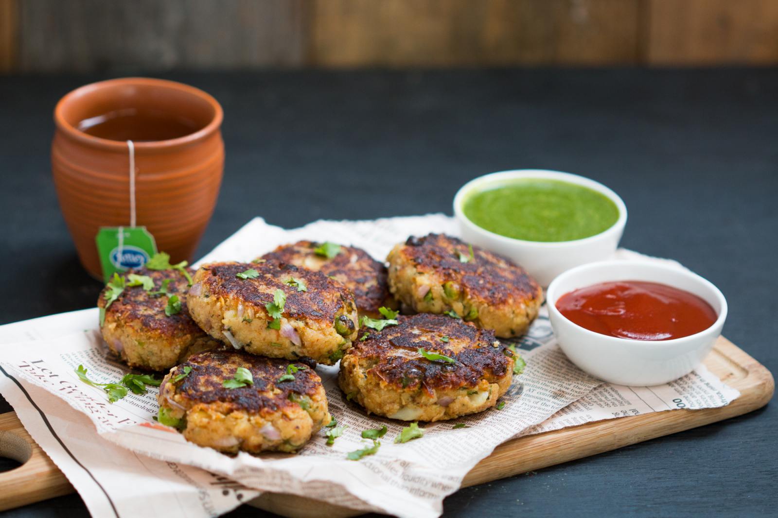 Green Peas, Potato and Paneer Tikki Recipe