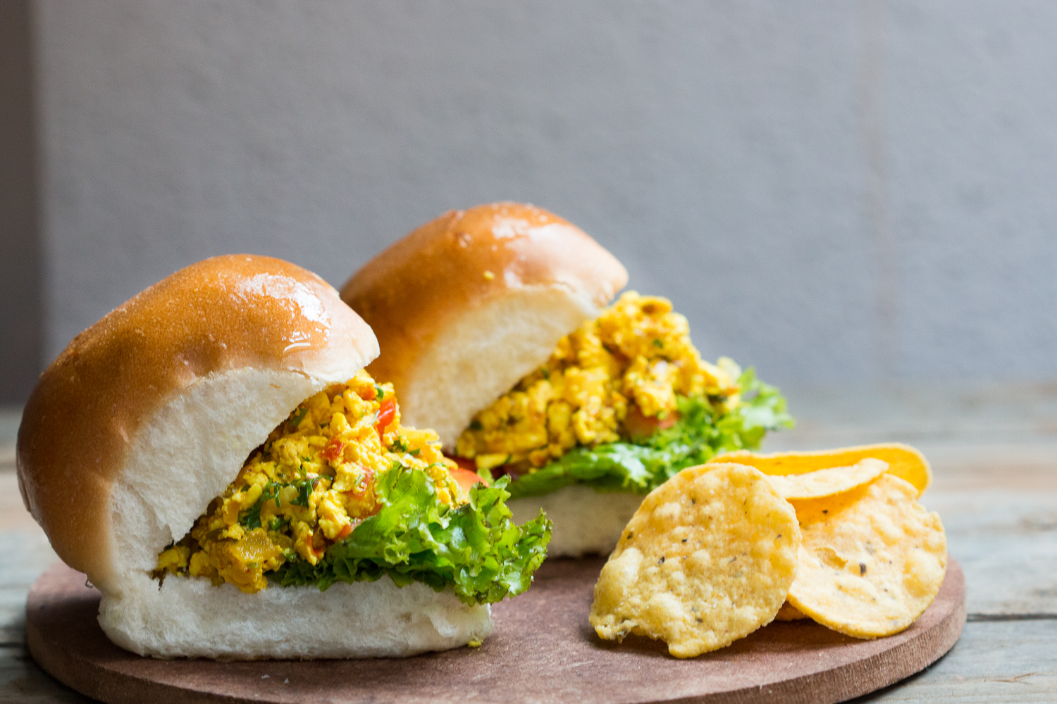 Spicy Paneer Bhurji Pav Sandwich Recipe - Breakfast Recipe