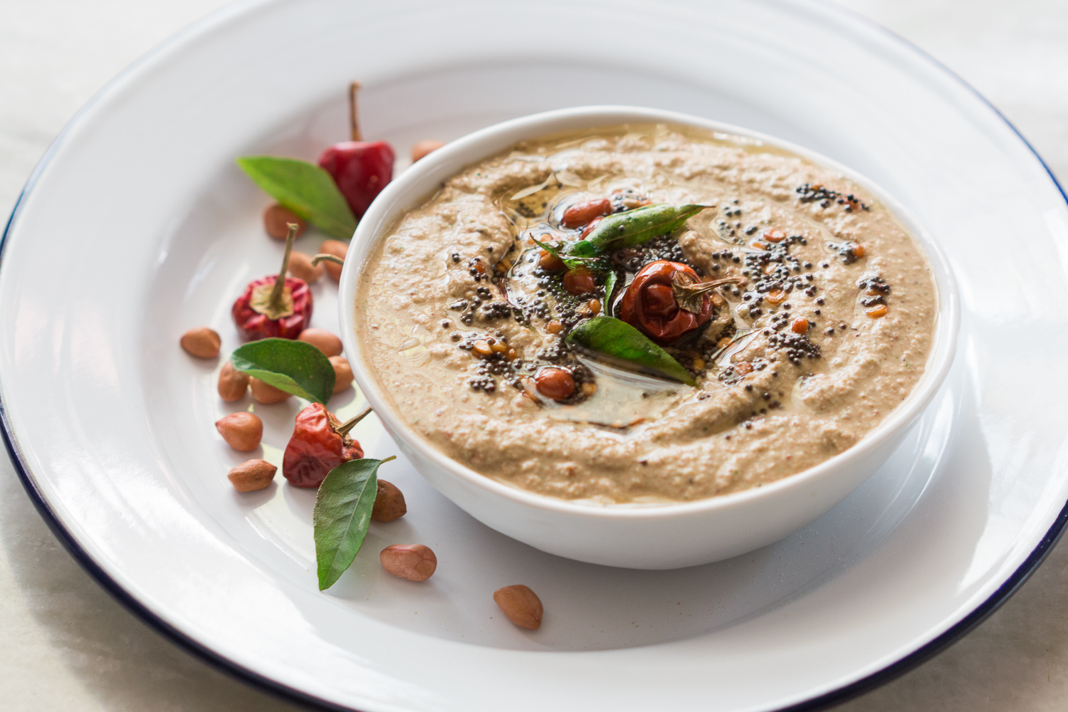 High-Protein Peanut Chutney Recipe-Indian Style Peanut Chutney Without Coconut