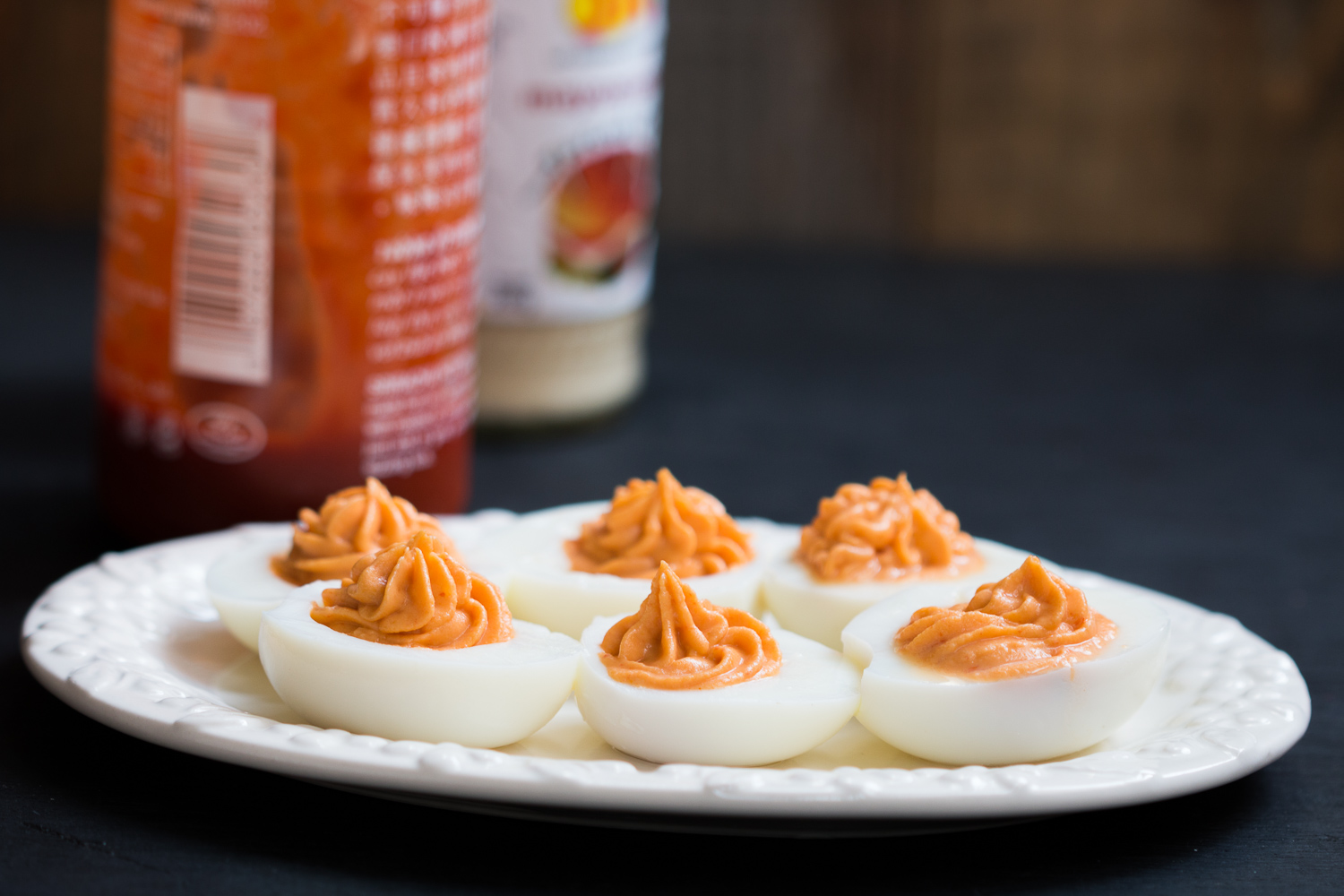 Sriracha Spiced Deviled Eggs Recipe