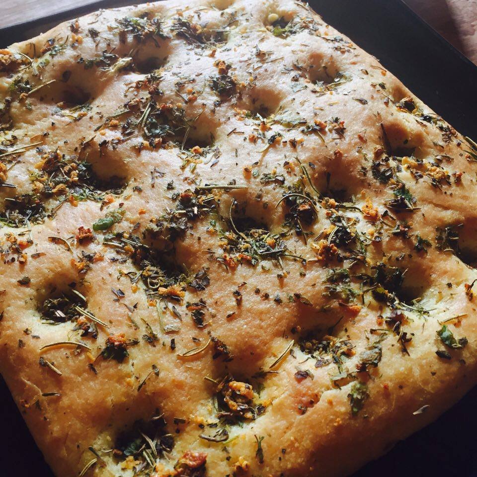 Herbed Focaccia Bread Recipe Herbed Focaccia Bread Recipe