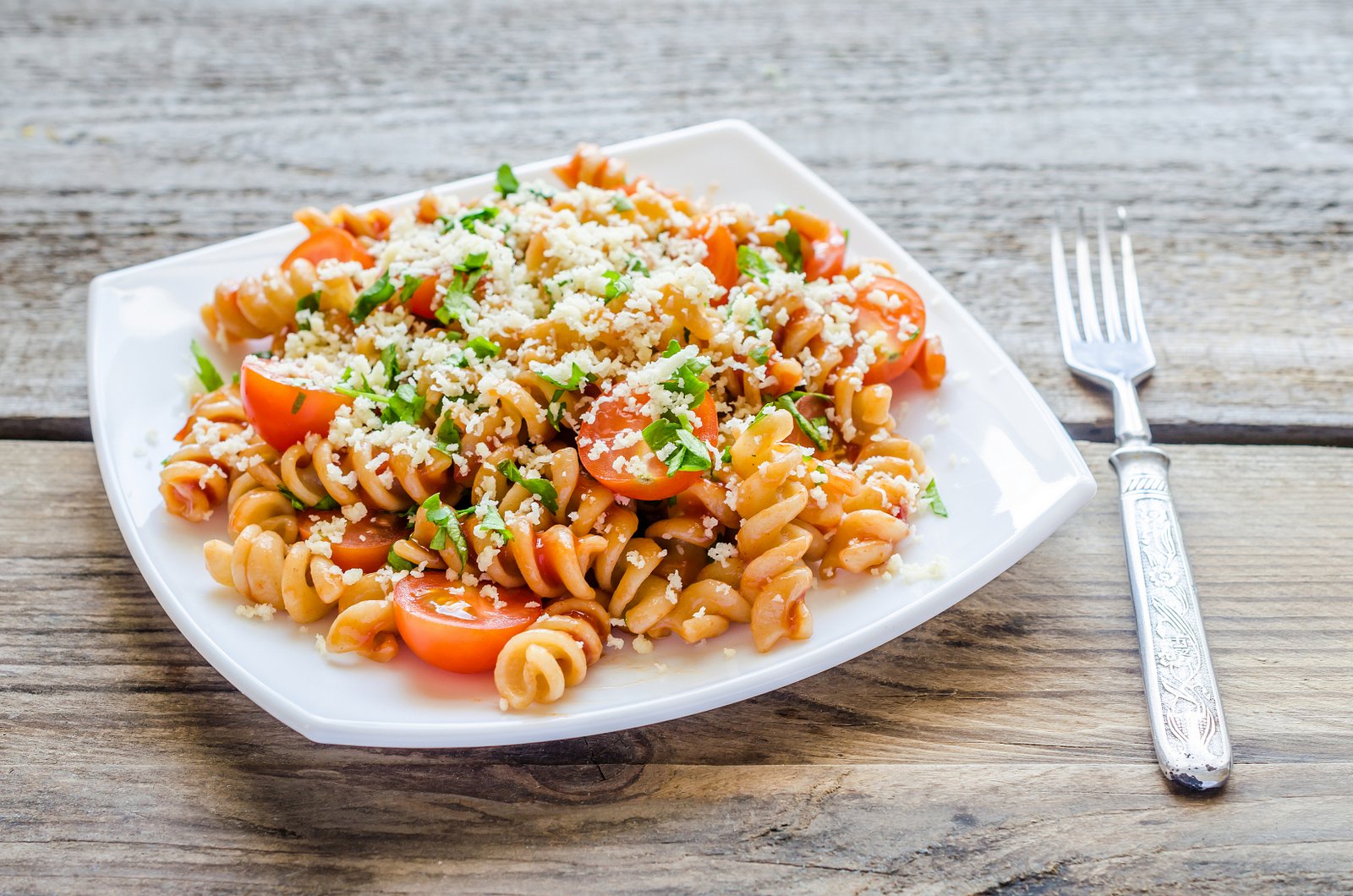 Pav Bhaji Flavored Pasta Recipe-Fusion Fusilli Pasta