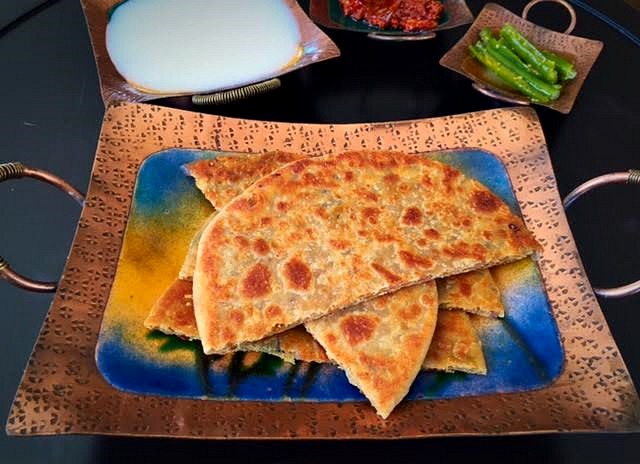 papad paratha