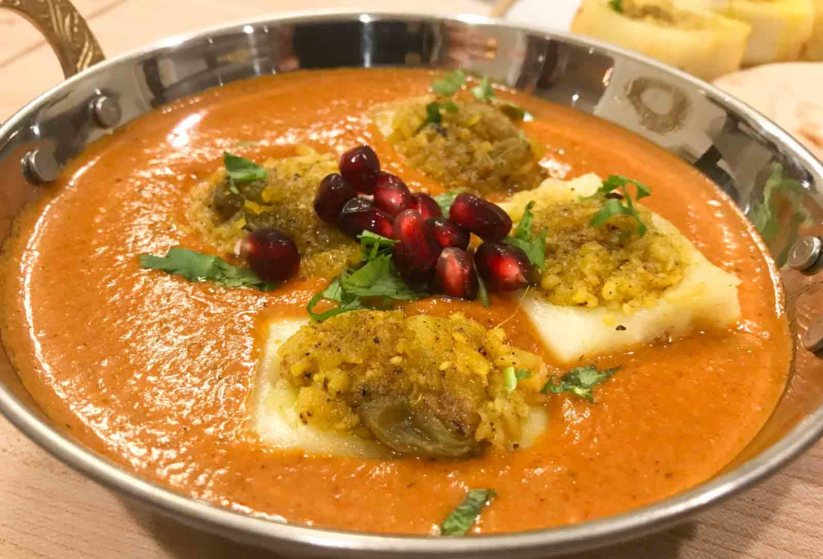 Sweet & Spicy Stuffed Paneer In Kofta Curry Recipe Sweet & Spicy Stuffed Paneer In Kofta Curry Recipe