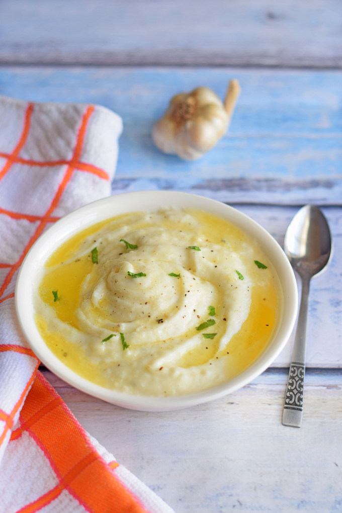 Creamy Garlic Mashed Potatoes Recipe