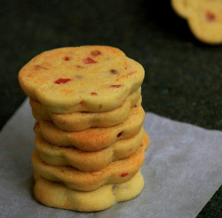 Eggless Tutti Frutti Cookie Recipe