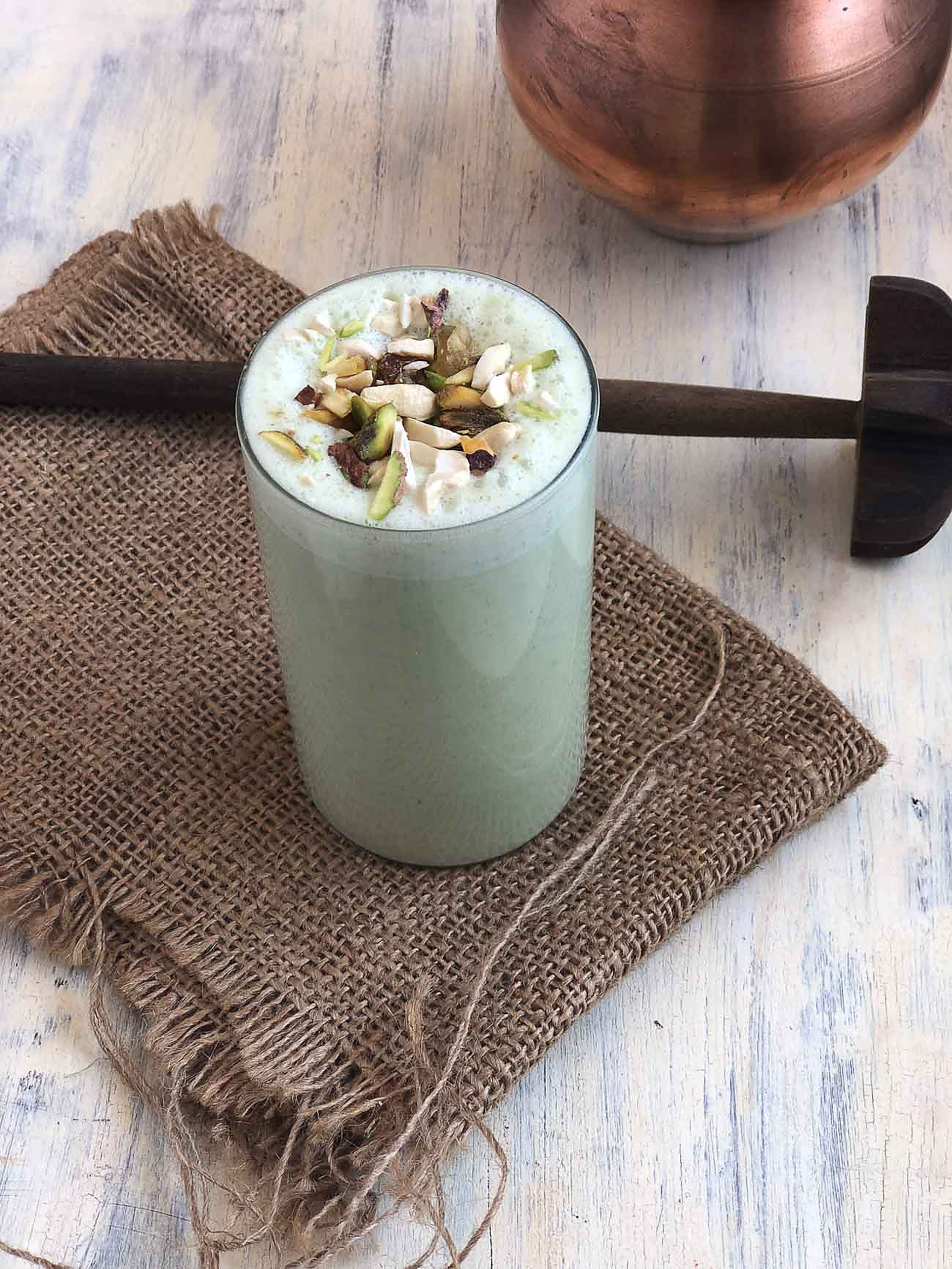 Sweet Mint Lassi Recipe