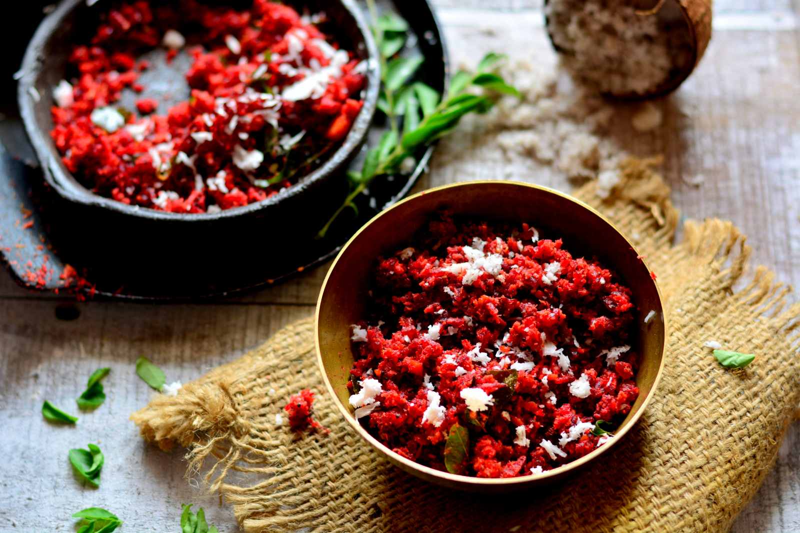 बीटरूट थोरन रेसिपी - Beetroot Thoran (Recipe In Hindi)