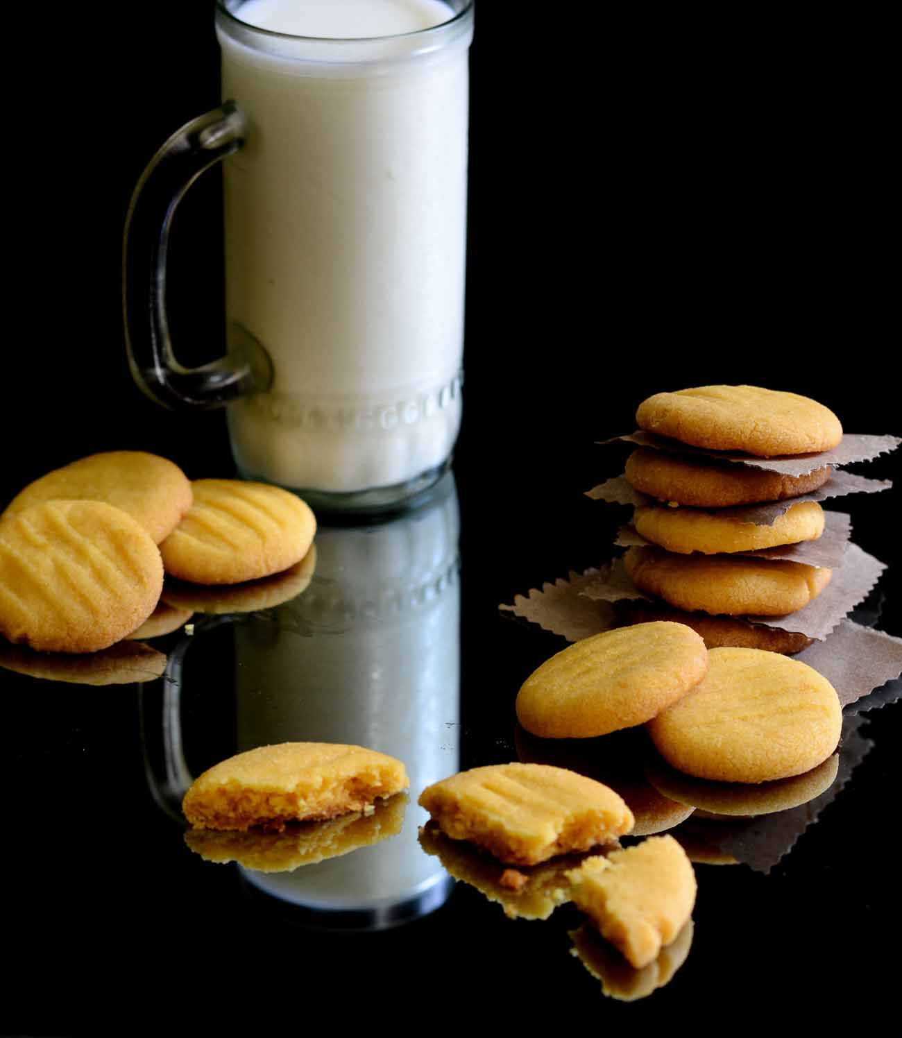 Eggless Custard Cookie Recipe Eggless Custard Cookie Recipe