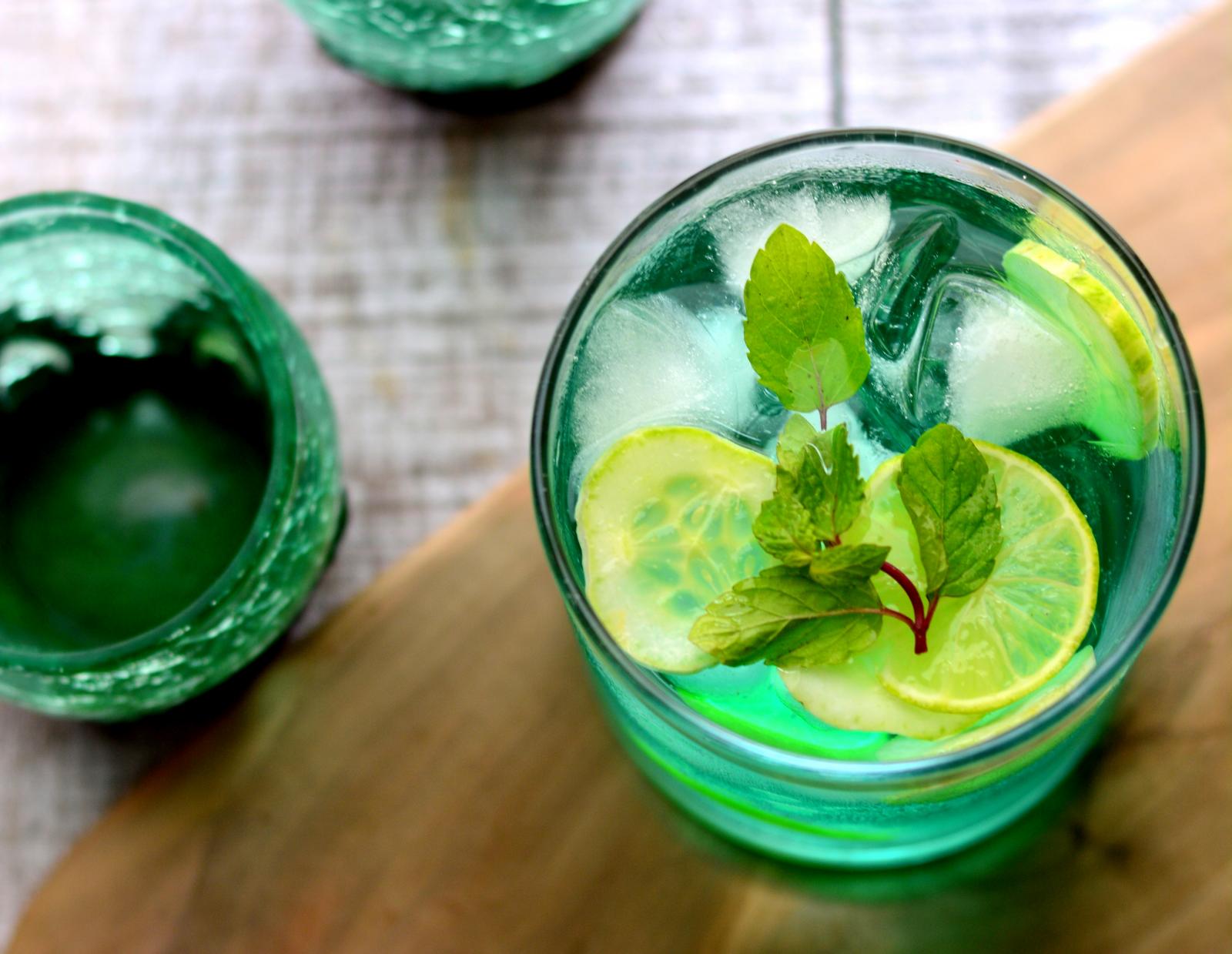 Khus And Cucumber Mojito Recipe