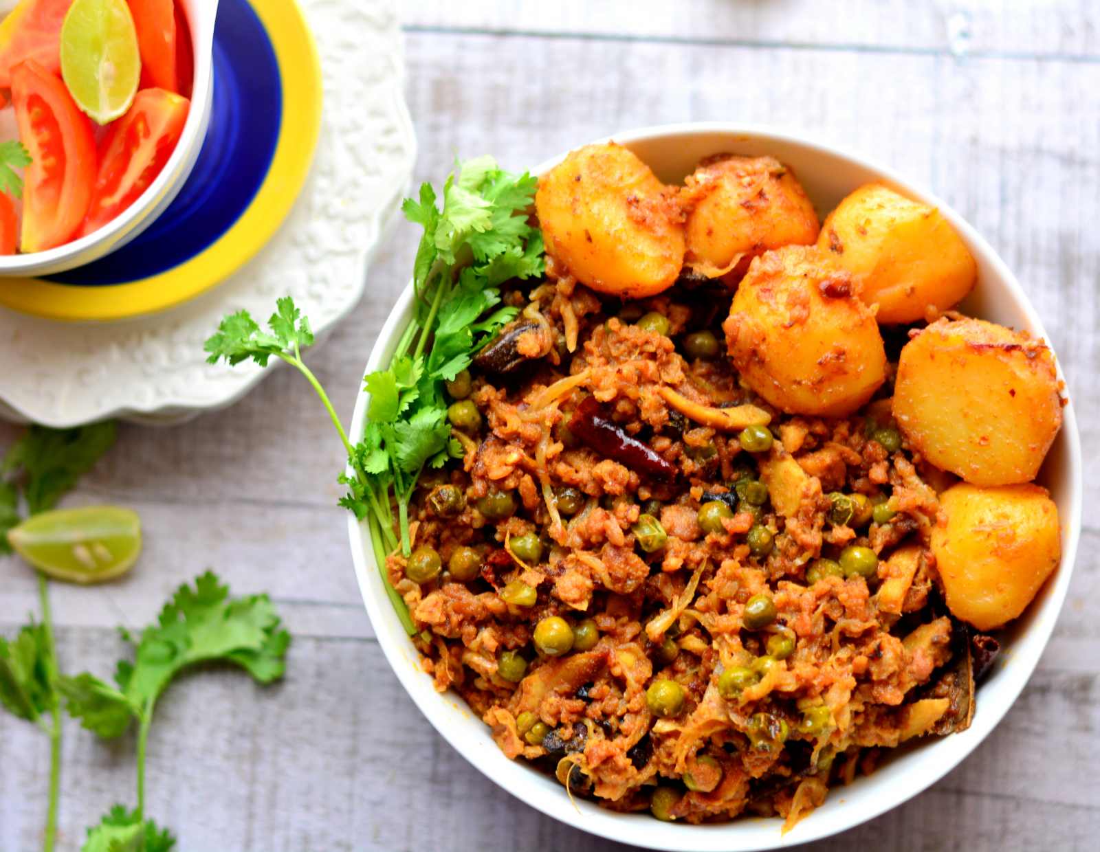 Mutton Matar Keema Recipe -Minced Mutton With Green Peas