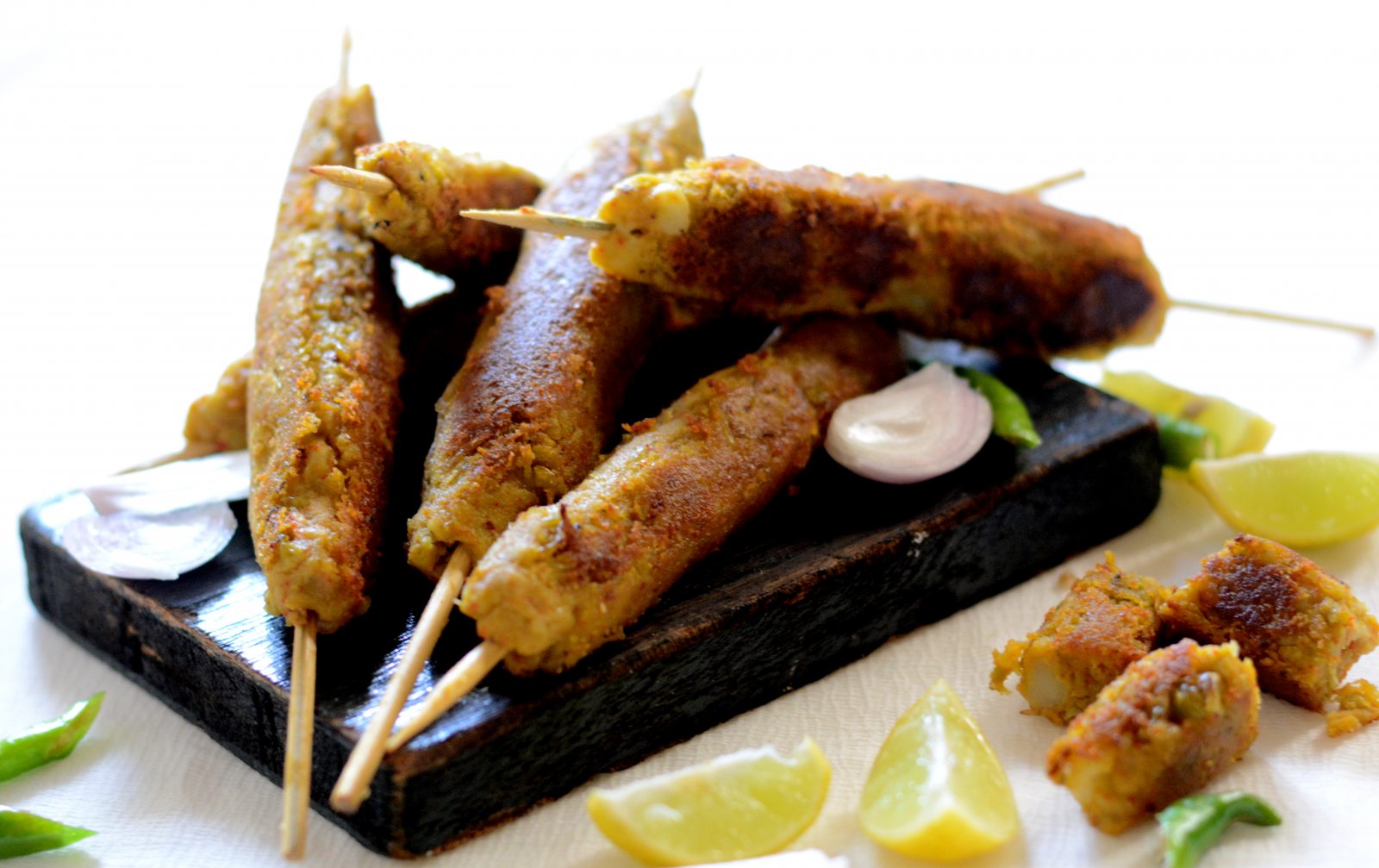 Stove Top Green Peas Seekh Kebab Recipe Stove Top Green Peas Seekh Kebab Recipe