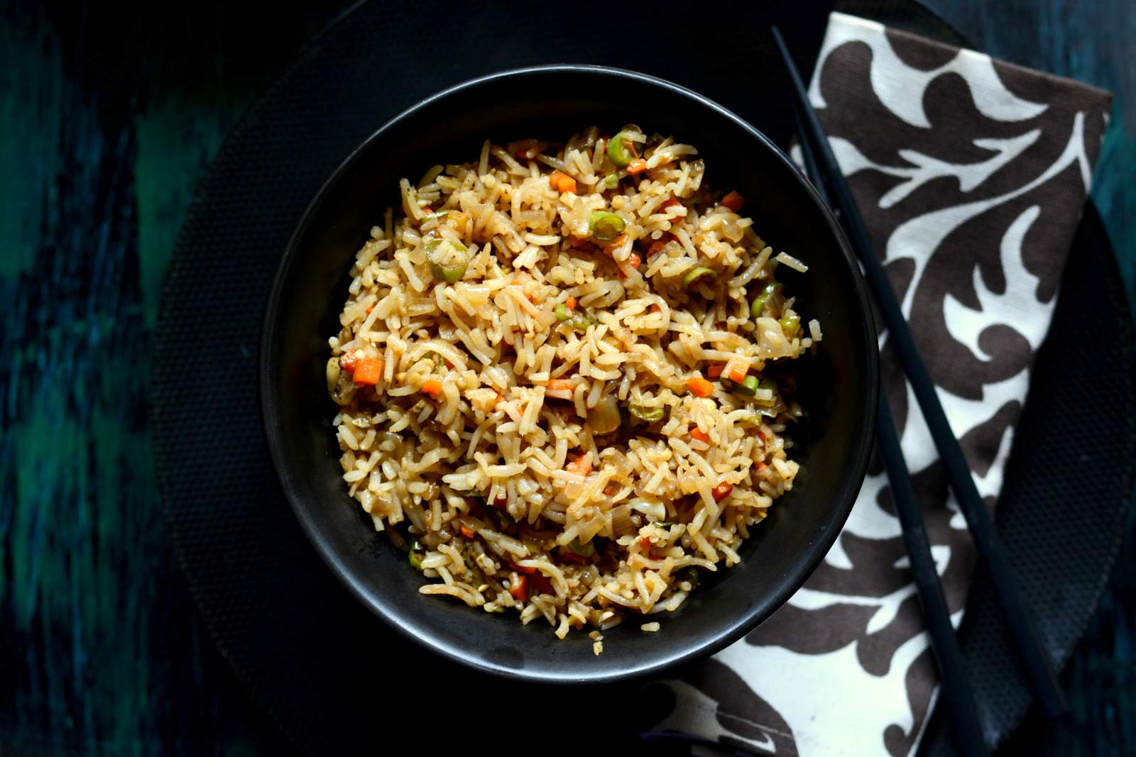 Vegetable Fried Brown Rice Recipe