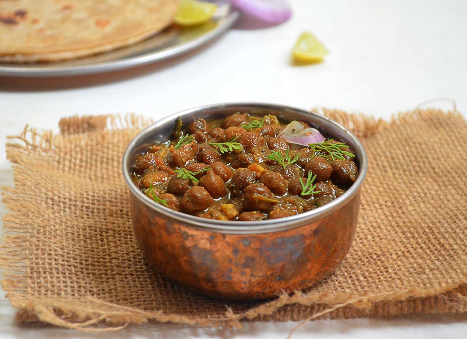 Amritsari Chole With Kala Chana Recipe