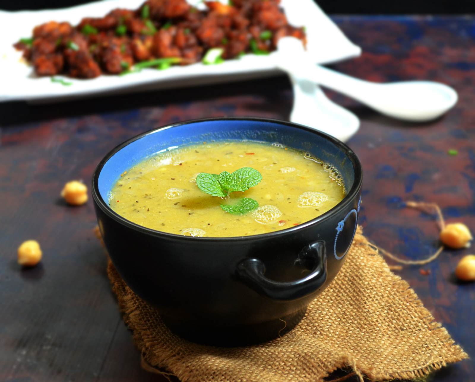 काबुली चना सूप रेसिपी - Chickpea Soup Recipe