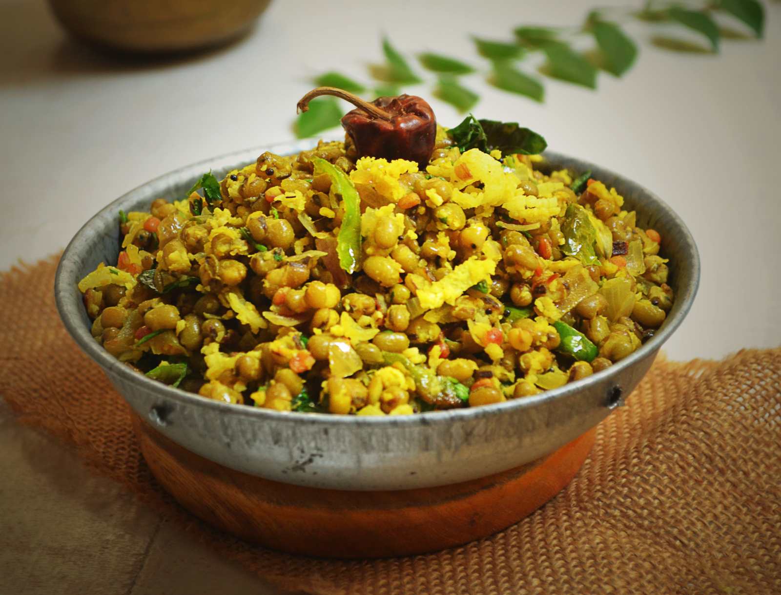 Cherupayar Thoran Recipe - Kerala Style Green Gram Sabzi