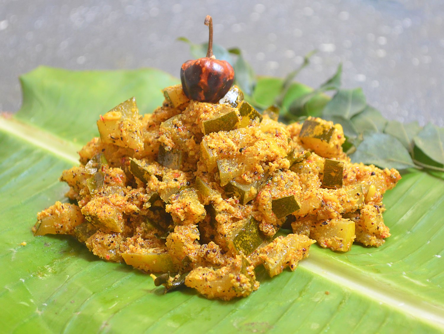 Coorg Style Bollari Barthad Recipe - Mangalore Cucumber Stir Fry