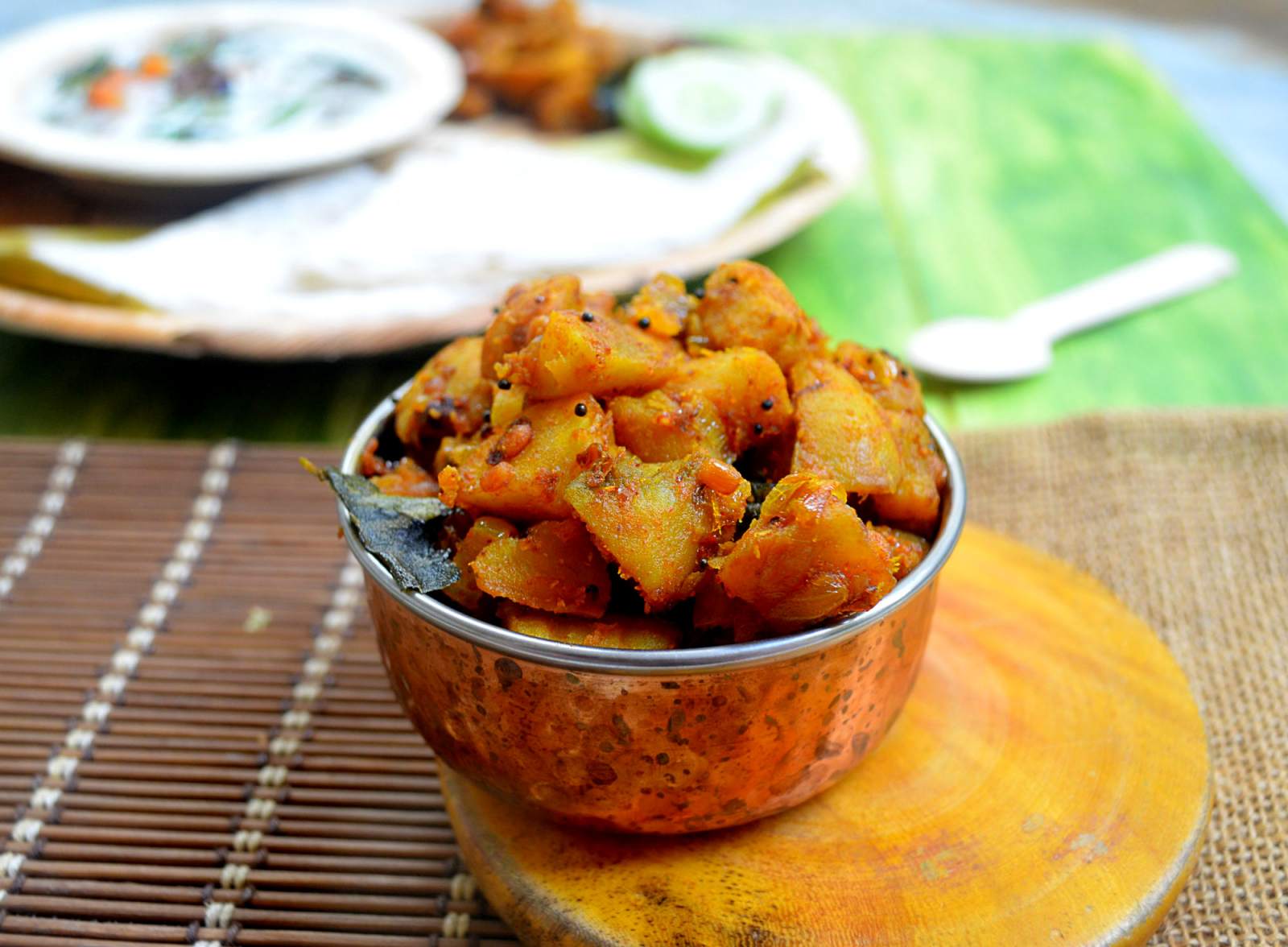 Dry_Sweet_Potato_thoran_recipe