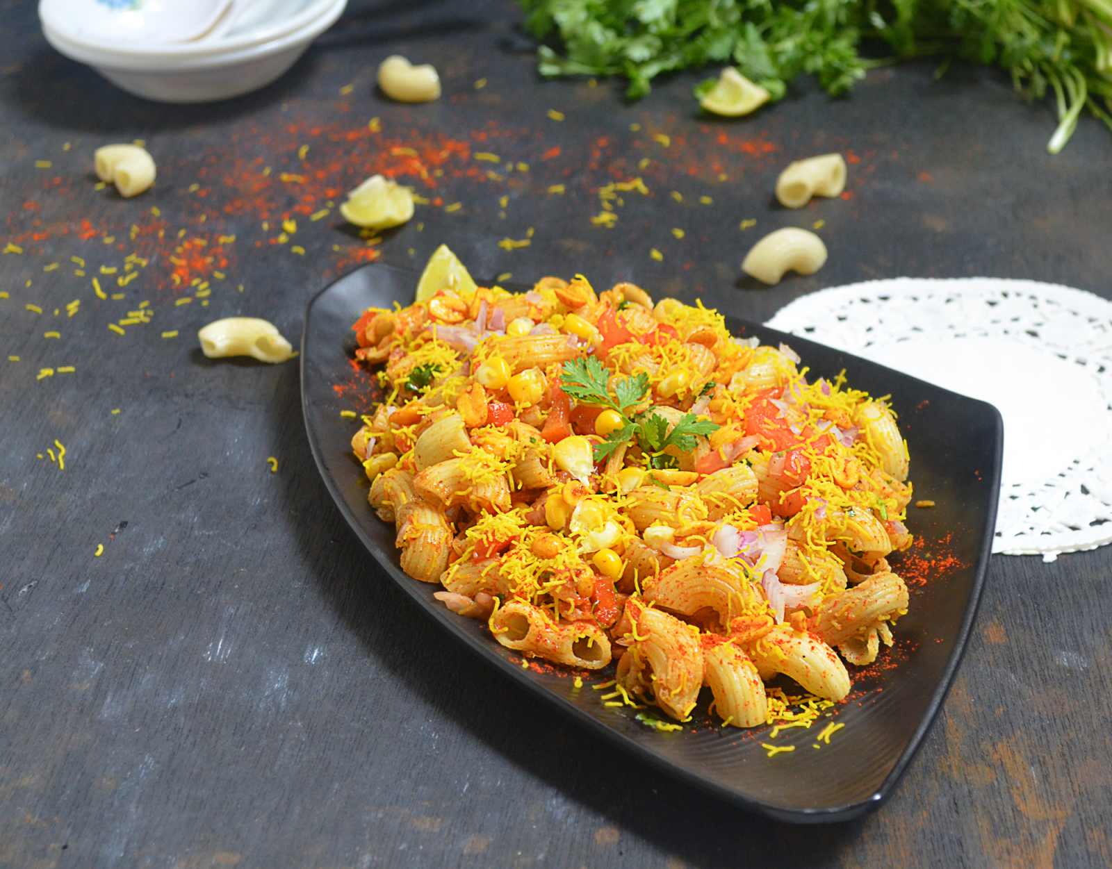 मैकरोनी चाट रेसिपी - Macaroni Chaat 