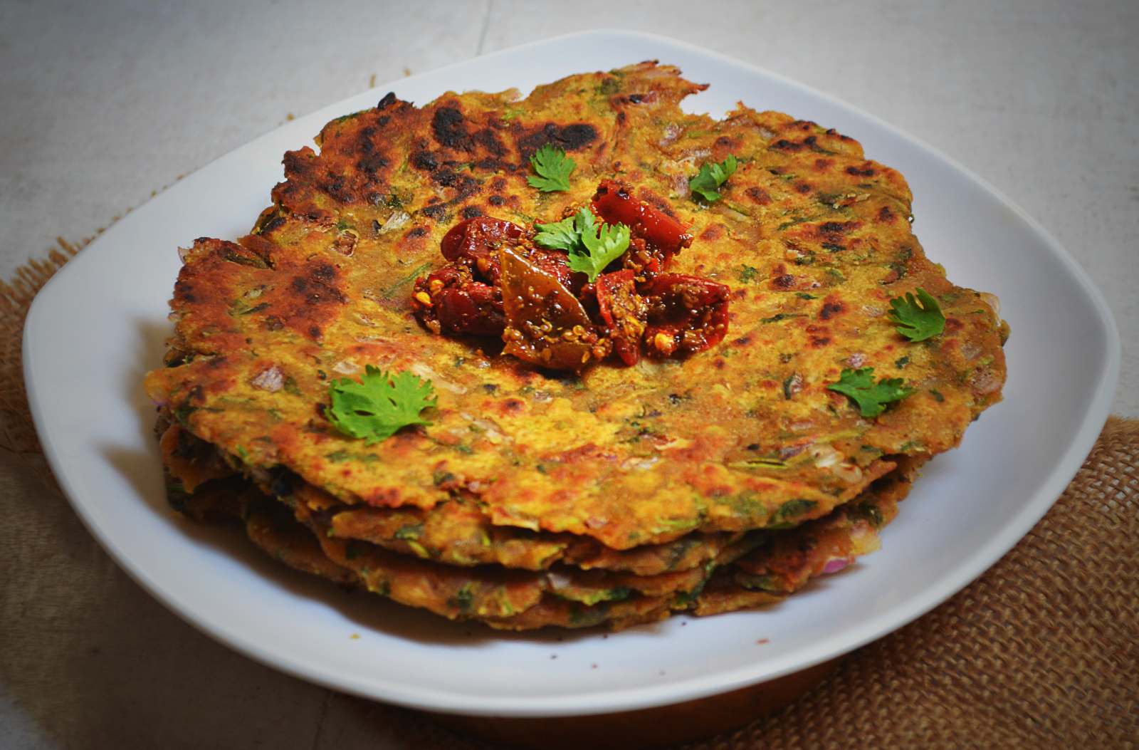 Masalewari Koki Recipe (Spiced Sindhi Roti)