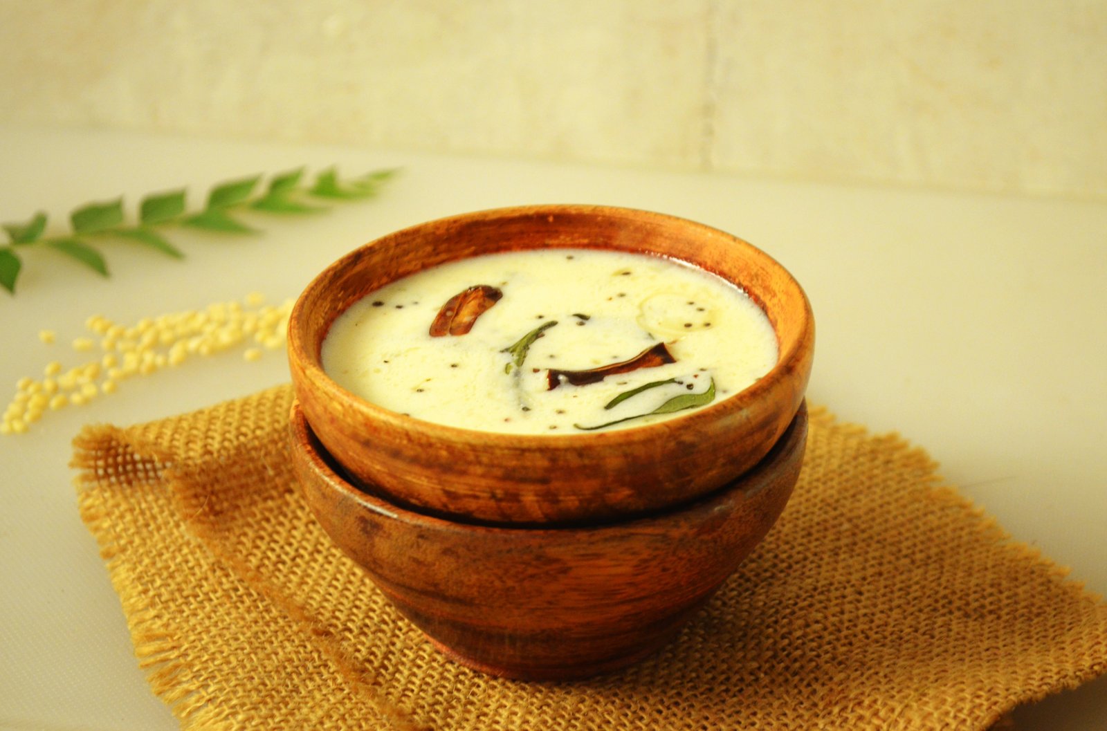 Uddina Hittu Recipe (Udnittu) | Urad Dal Flour In Spiced Buttermilk