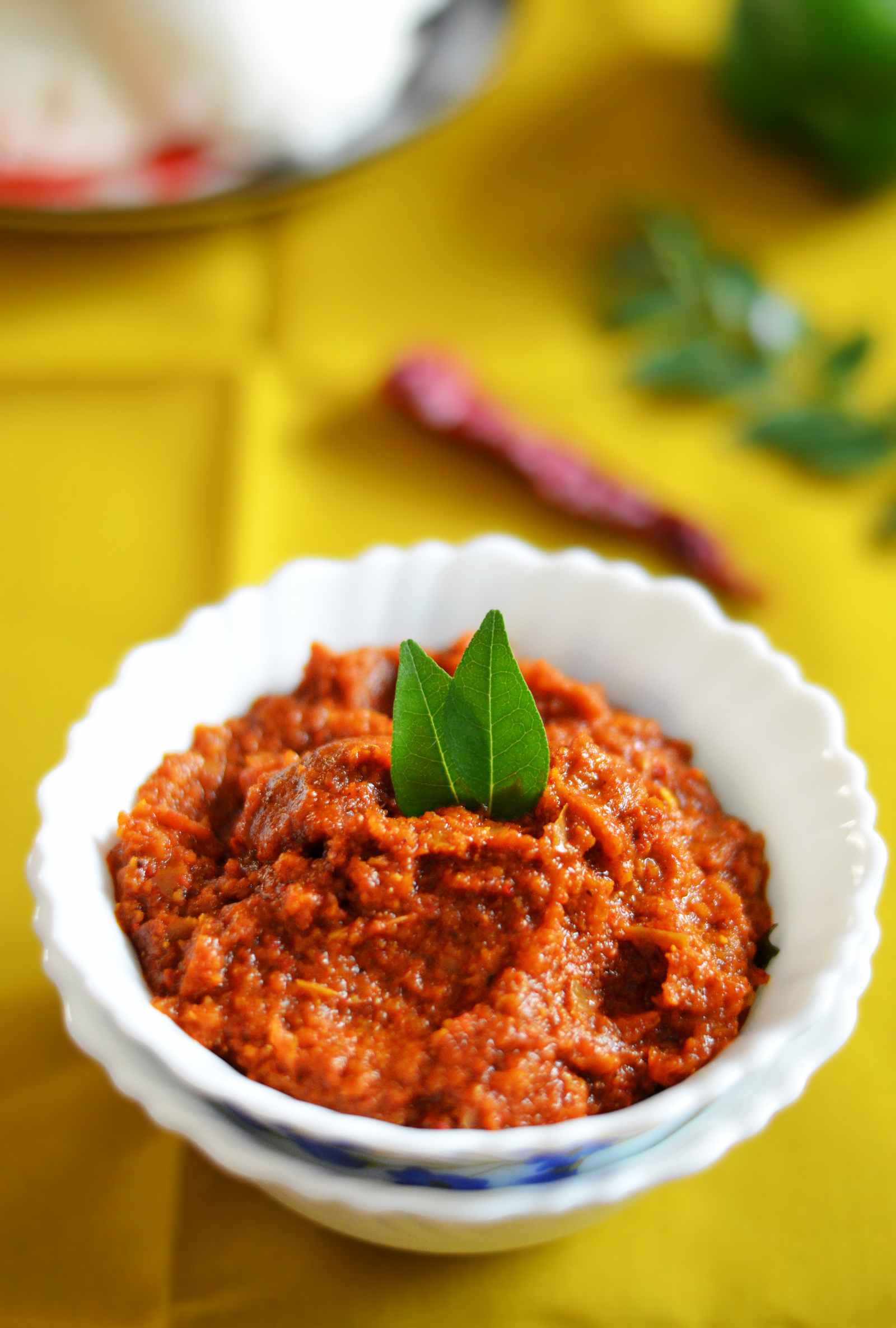 Capsicum Thokku Recipe Capsicum Thokku Recipe
