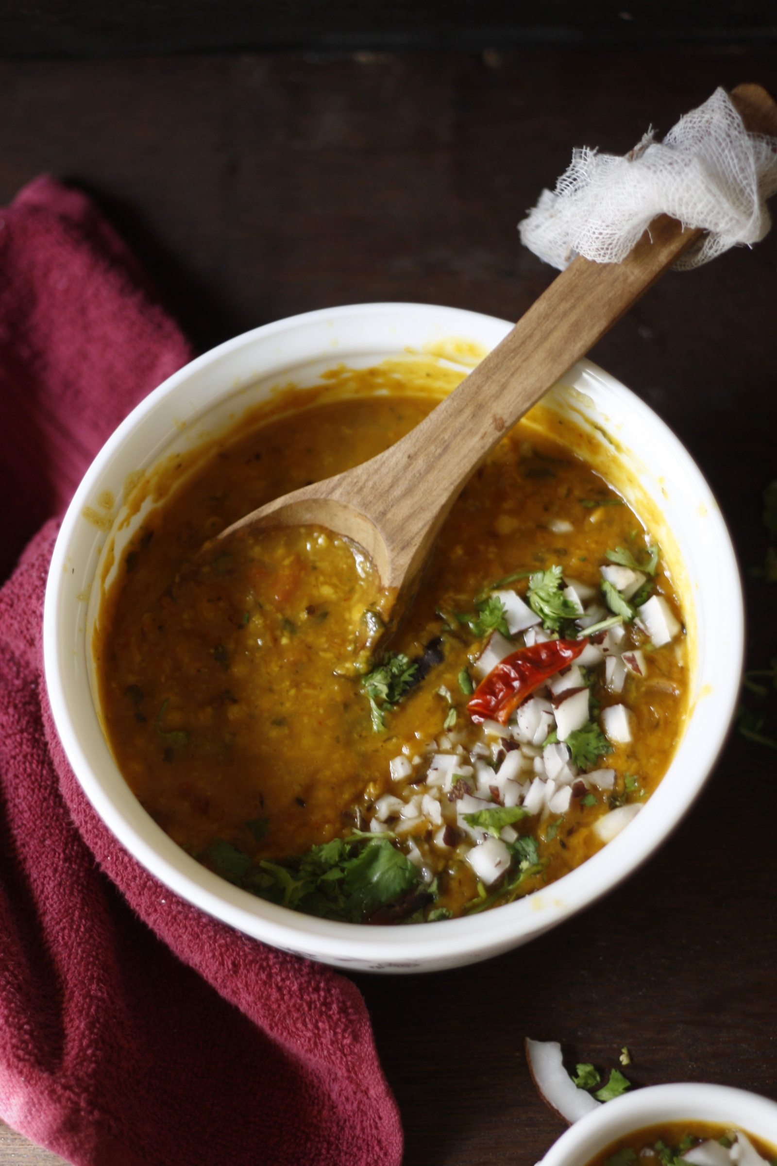 Lentil Dal with Coconut Milk Recipe