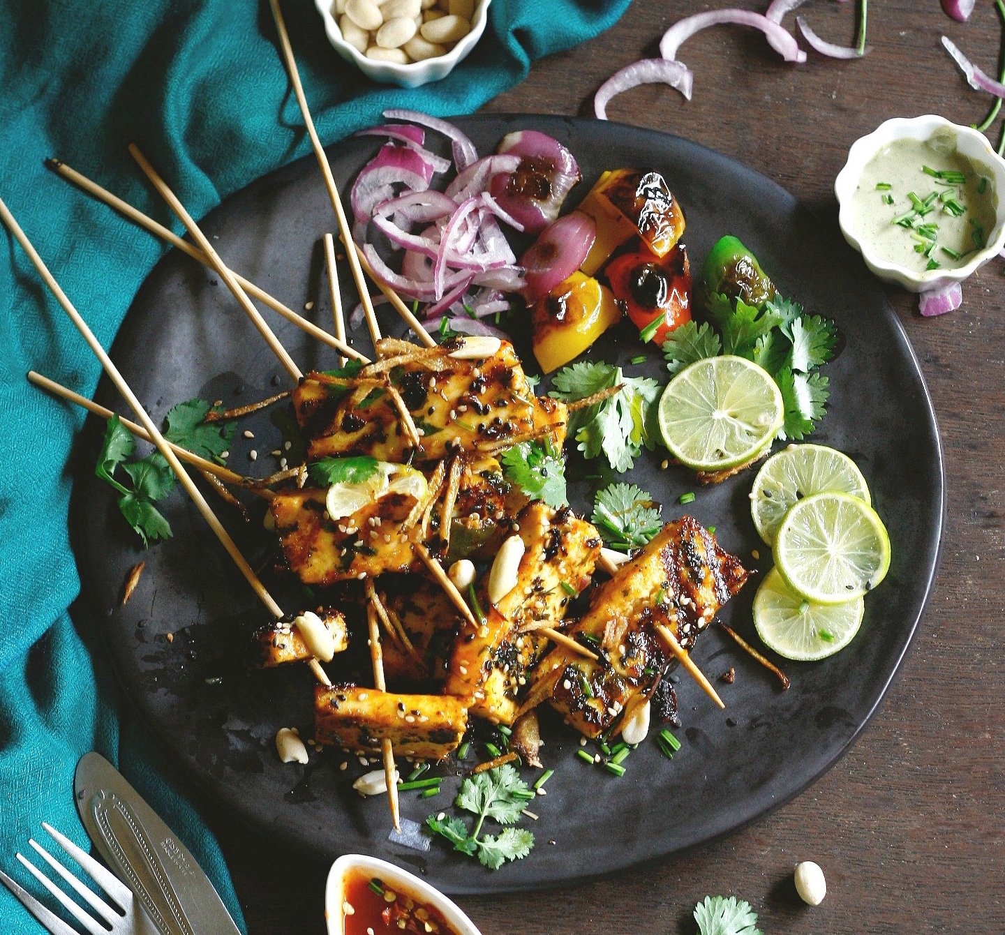 Sweet And Spicy Thai Style Paneer Recipe