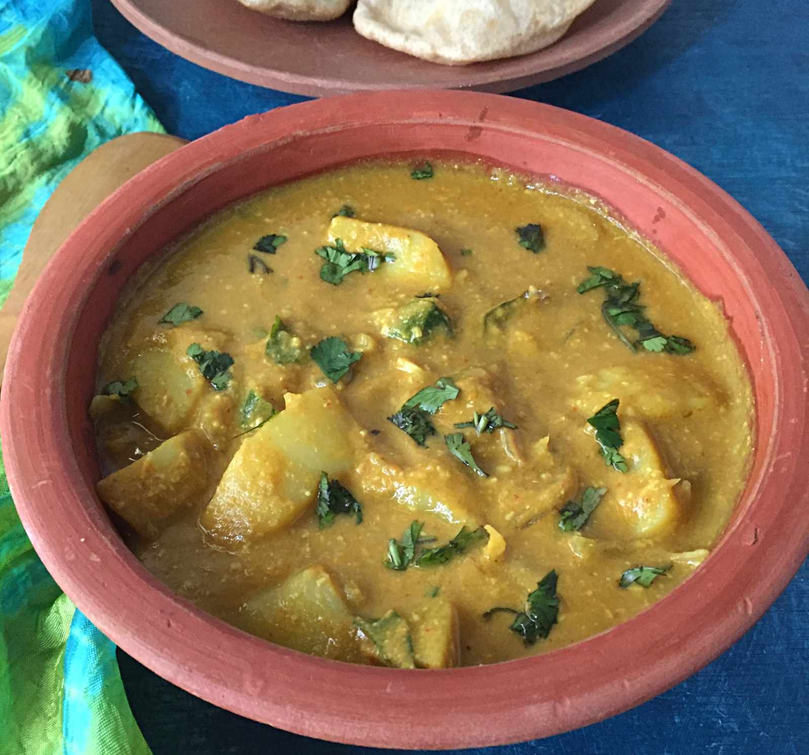 Kongunadu Urulai Kurma Recipe (Curried Potatoes from Kongunadu)