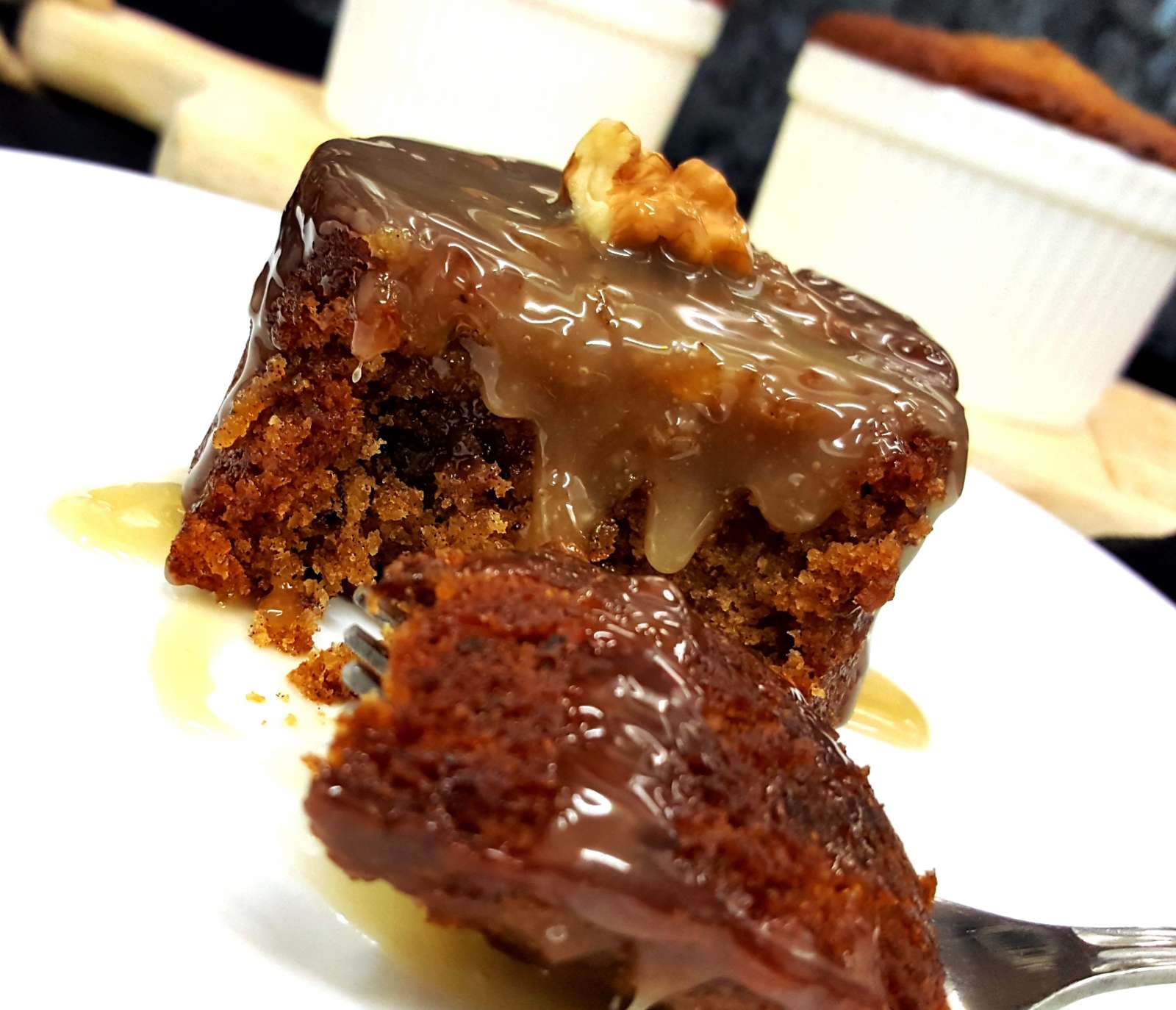 Sticky Date Pudding Butterscotch Sauce Recipe by Archana's