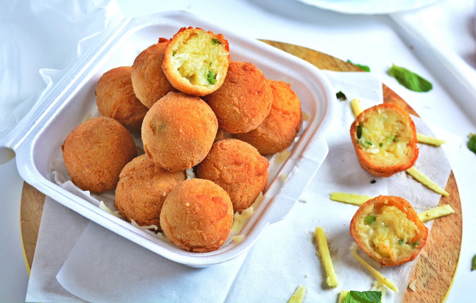 Cheese Balls With Capsicum Recipe