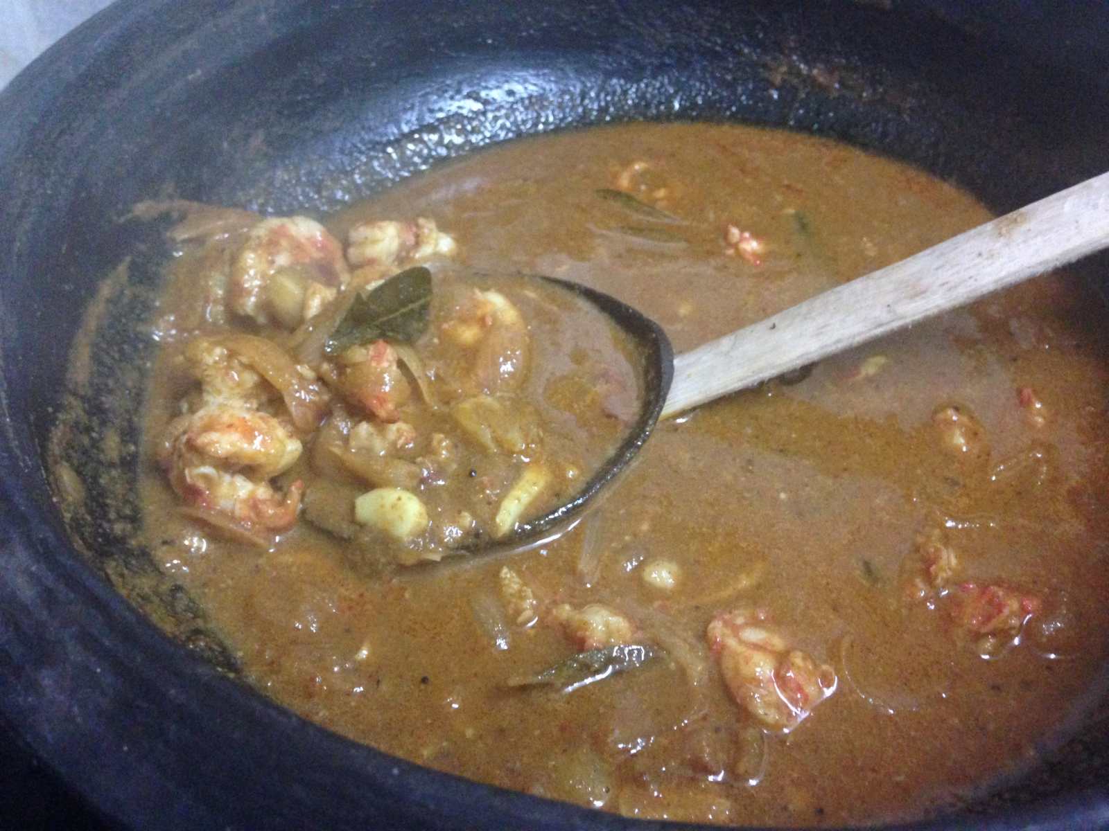 Prawns Theeyal Recipe (Chemeen Theeyal)