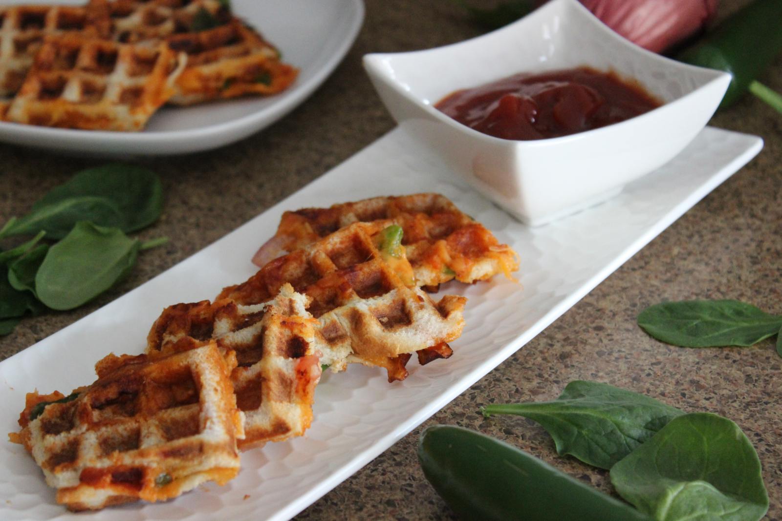 Bread Waffle Pizza Recipe