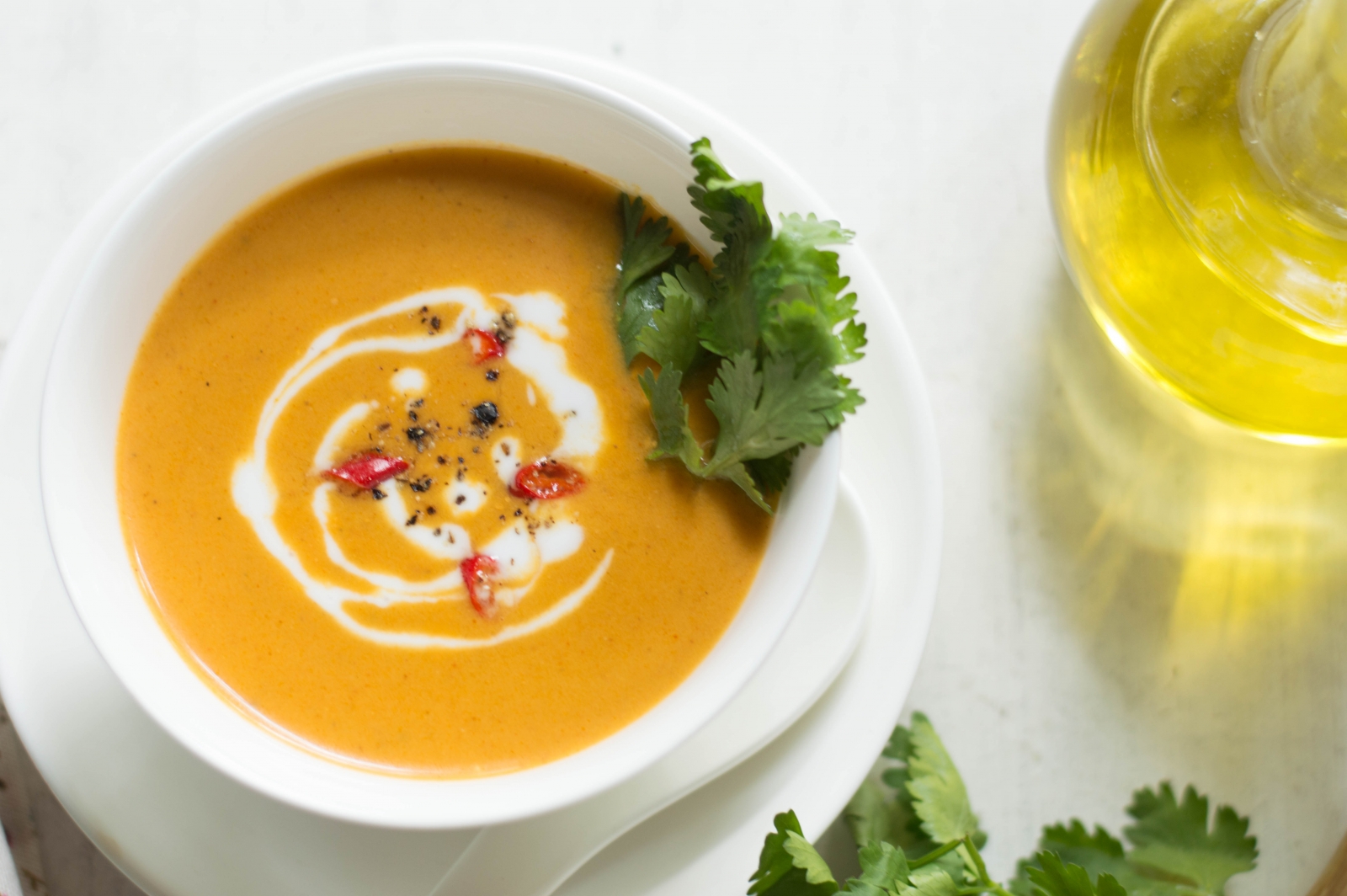 Thai Pumpkin Soup With Red Curry Paste Recipe