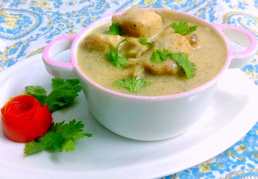 Chicken In White Gravy Recipe