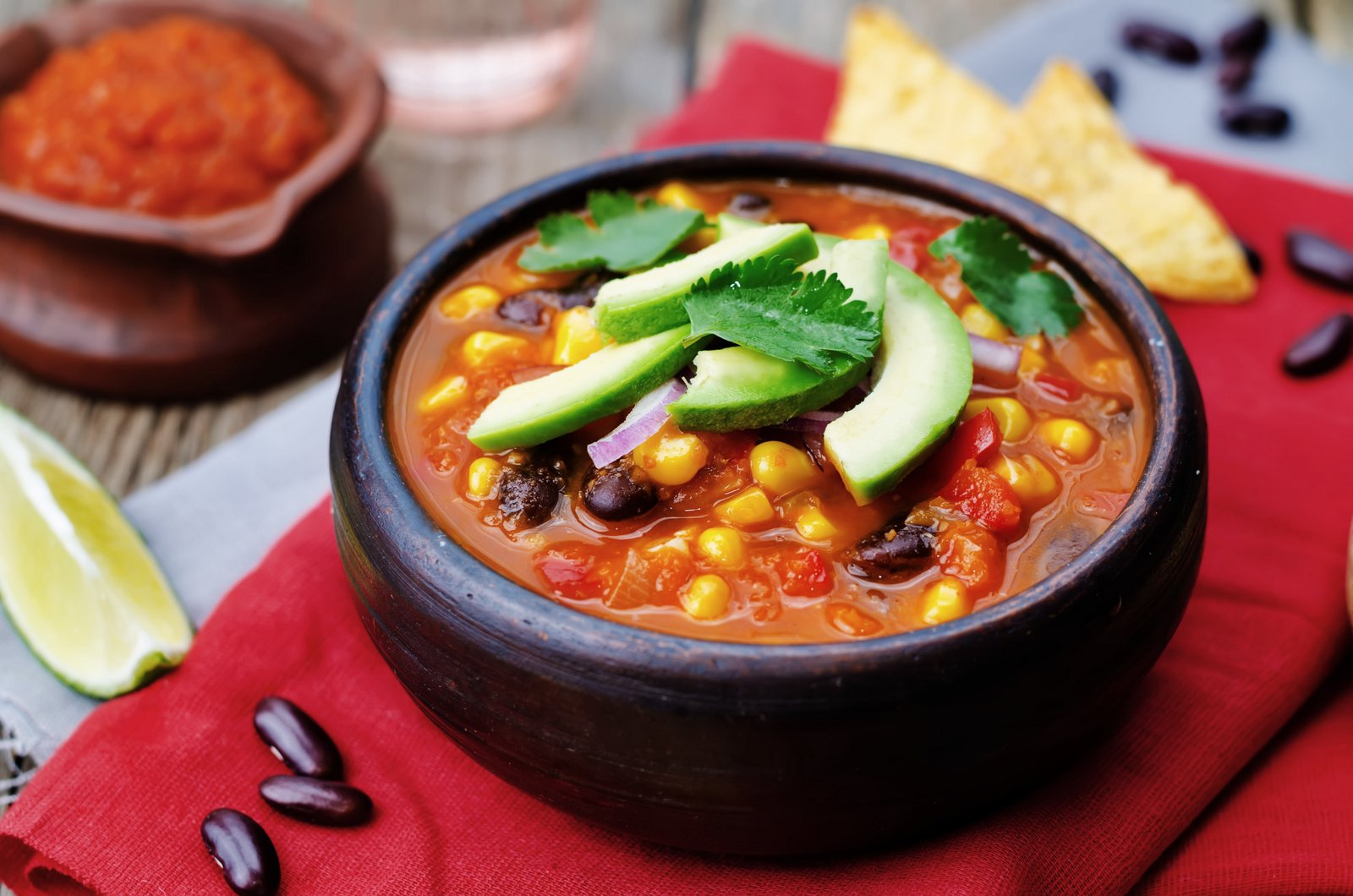 Hearty Vegetable Tortilla Soup Recipe