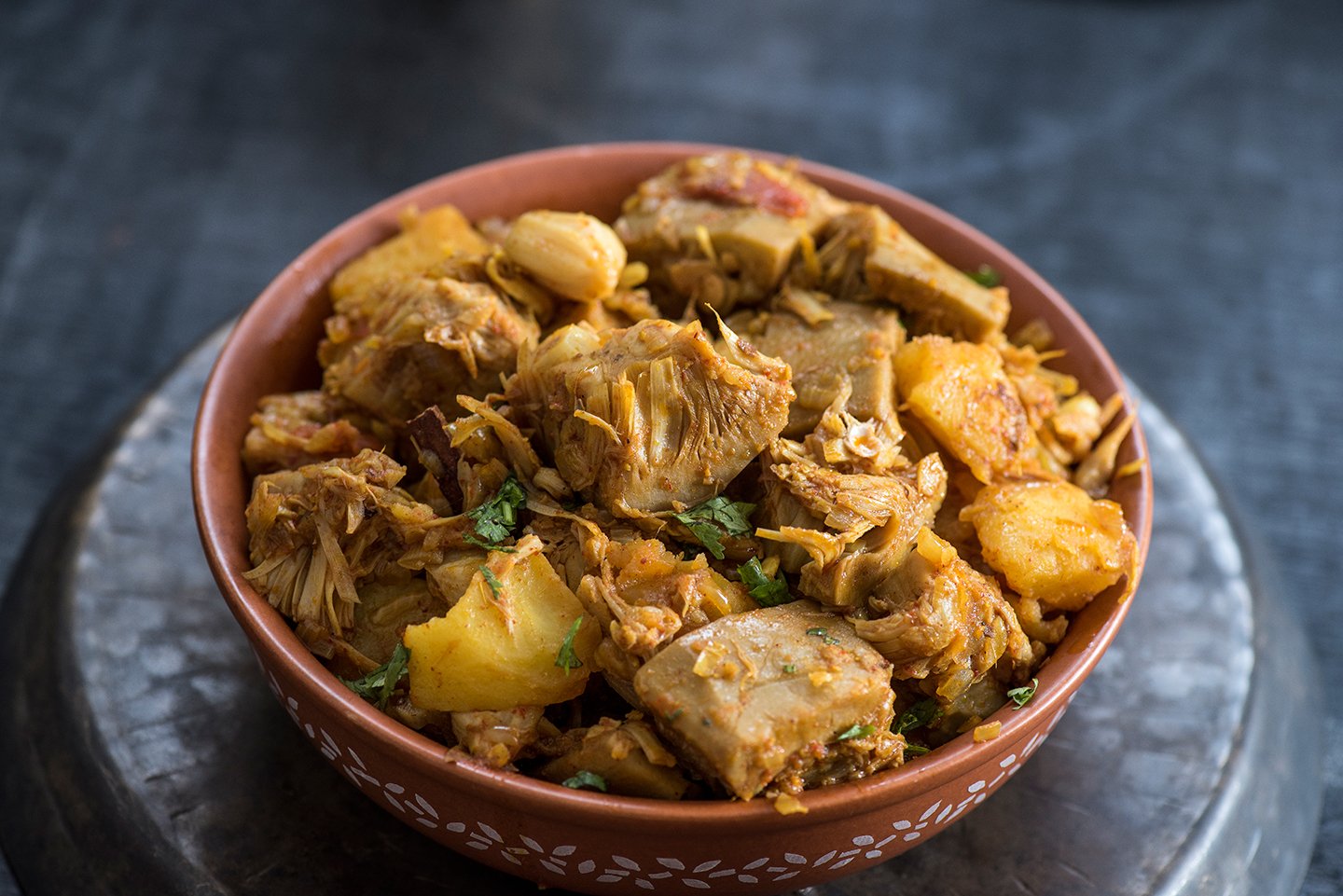 Enchorer Torkari Recipe - Bengali Style Raw Jackfruit in Semi-gravy