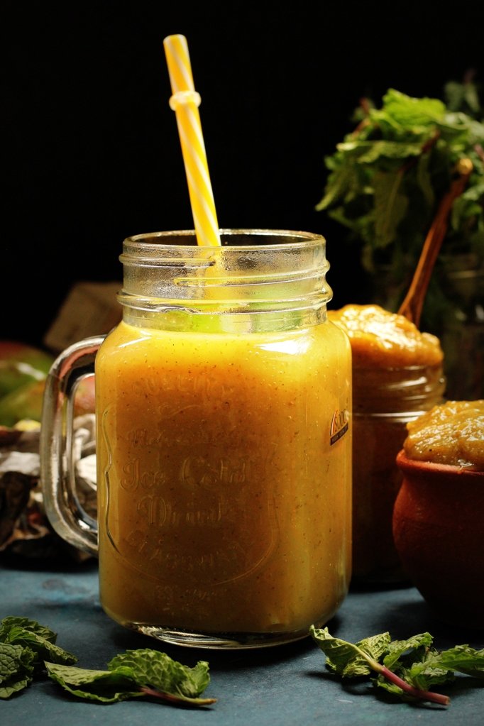 Aam Pora Shorbot Recipe - Bengali Aam Panna Recipe