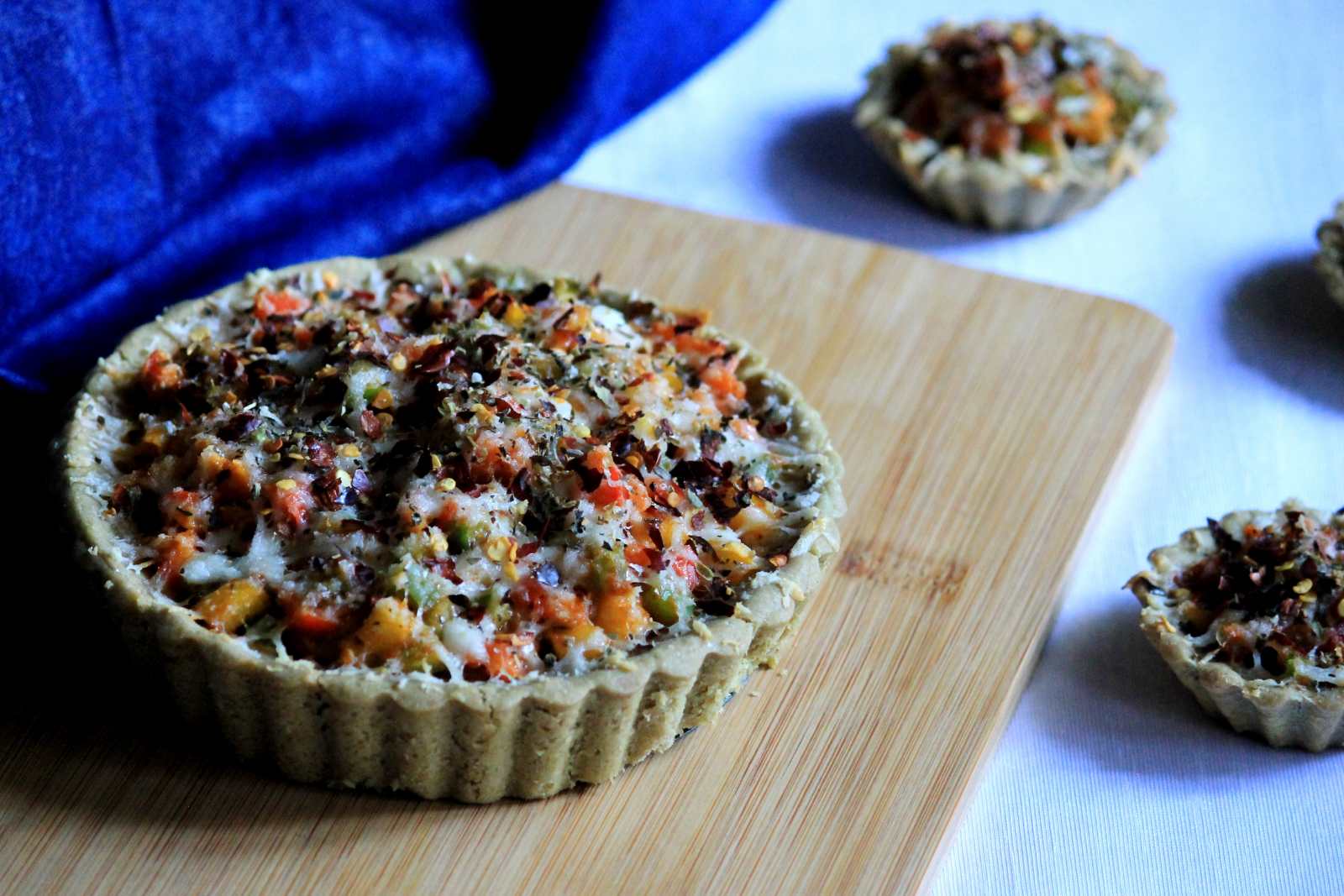 Veggie Pearl Millet Tart Recipe Veggie Pearl Millet Tart Recipe