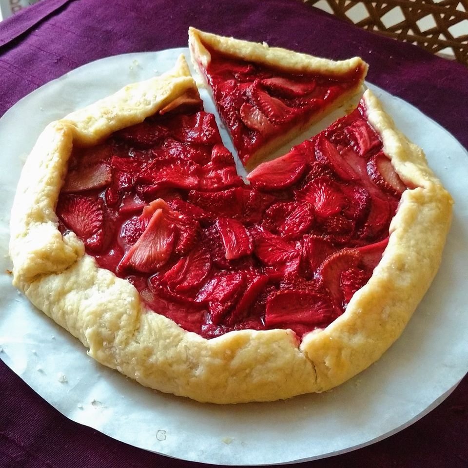 Strawberry Compote Galette Recipe