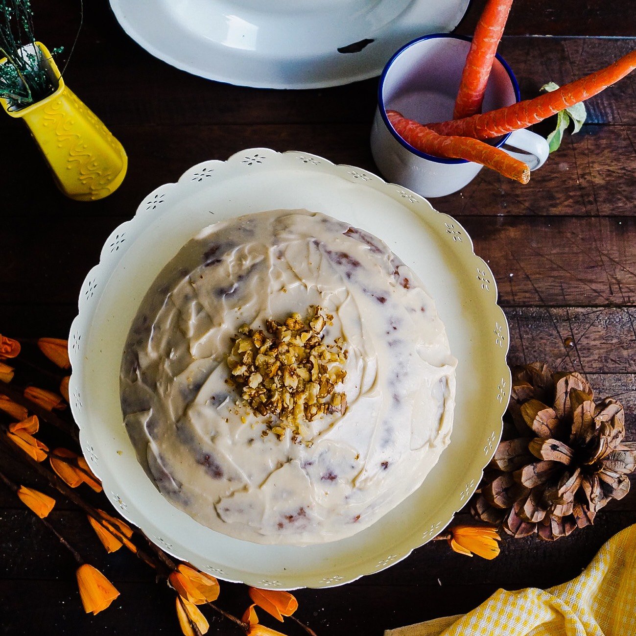 Carrot Cake With Cream Cheese Frosting